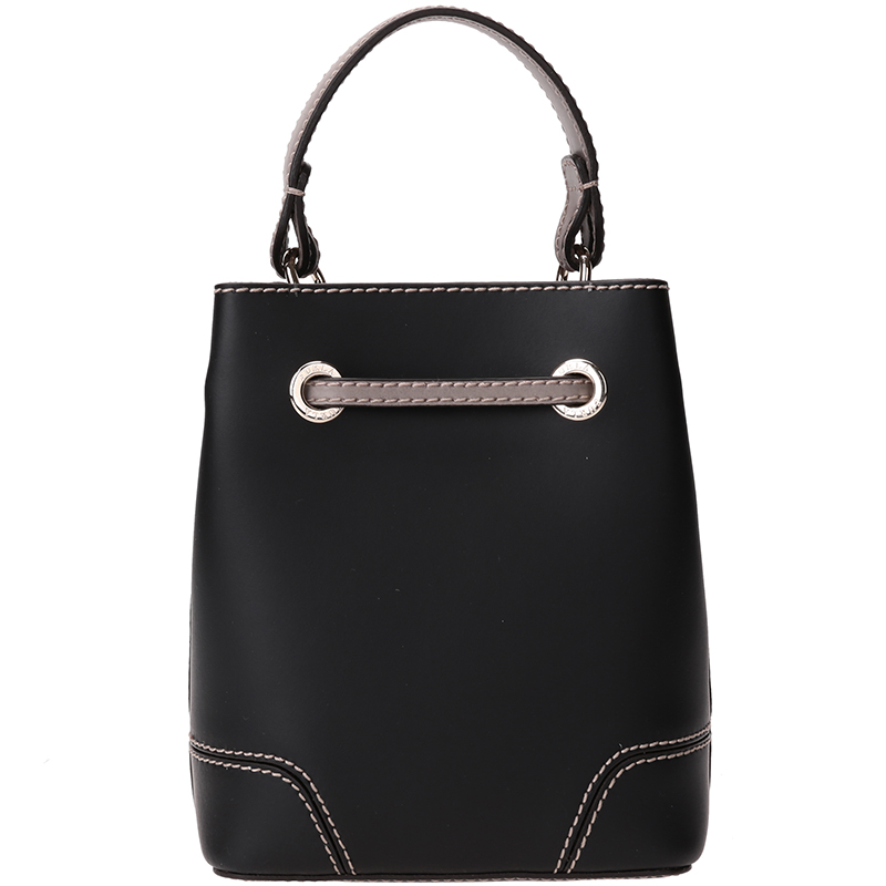 furla 芙拉 女士stacy系列白色黑色牛皮手提单肩斜挎包 851695