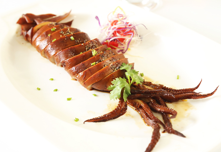 乐渔 冷冻老醋鲜鱿鱼 160g 袋装 海鲜水产