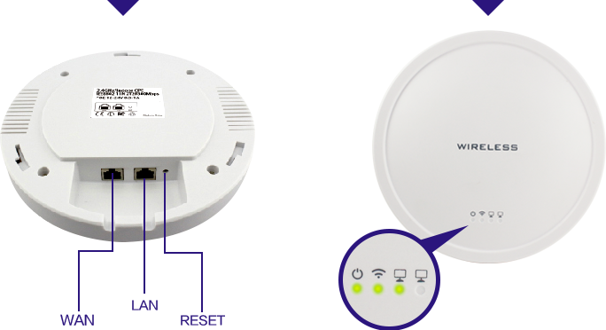 4g 室内吸顶无线ap 无线路由器 酒店wifi覆盖工程穿墙中继网桥poe供电