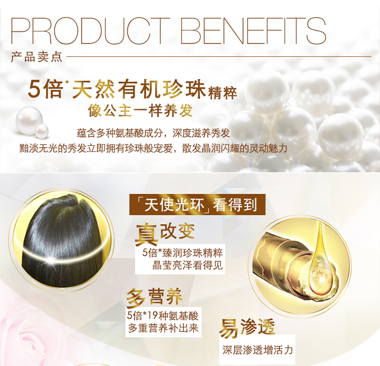 【京东超市】力士(Lux)新活炫亮柔亮润发精华素 500ML（护发素）-京东