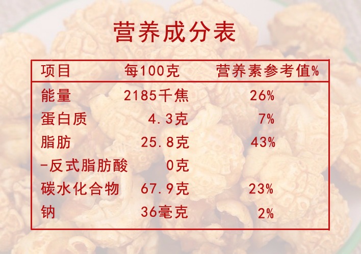 吉利火星爆米花奶油味120g