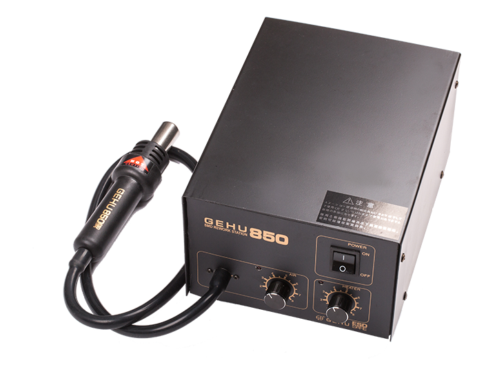 滆湖（GEHU）GH850不带数显热风拆焊台 柔风型调温热风吹焊工具 热风枪焊-京东