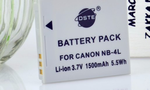 蒂森特（dste）佳能 NB-4L 适用 LEGRIA mini IXUS 100IS IXUS 117 HS/115 HS 110 IS相机电池 备电-京东