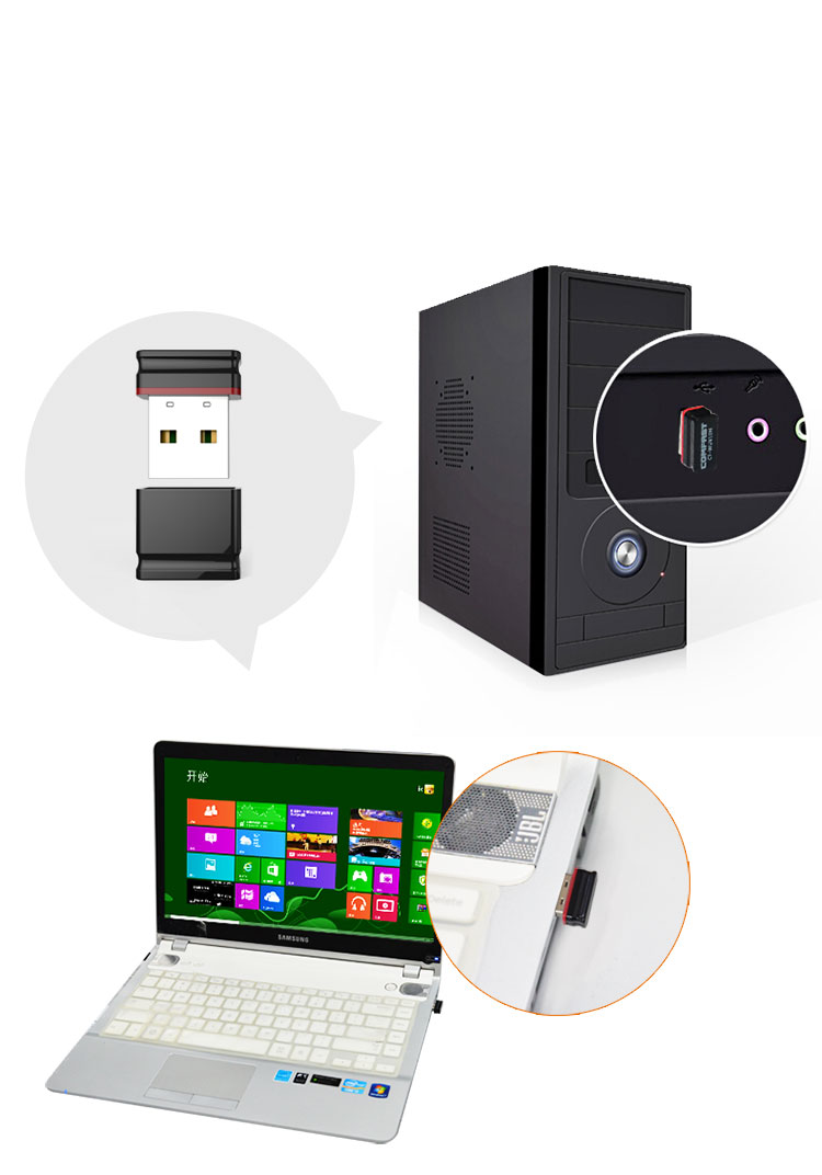 comfast cf-wu810n 随身wifi2 wifi发射接收器 迷你手机无线移动路由