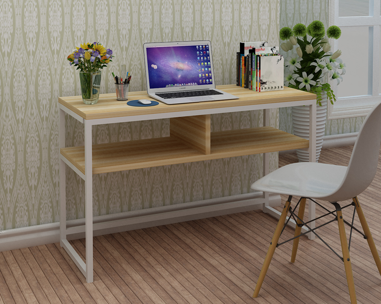 香可 双层时尚电脑桌 现代简约写字桌书桌
