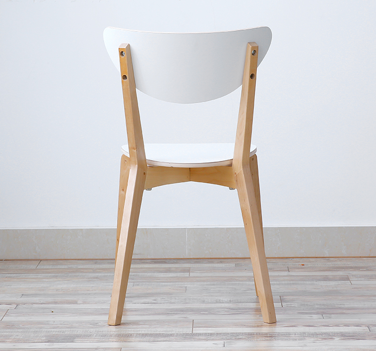 【京东超市】精邦 凳子椅子餐椅休闲椅咖啡椅白色凡尔赛会议椅f04w01