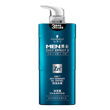 施华蔻(Schwarzkopf)男士控油去屑洗发露450ml...-京东