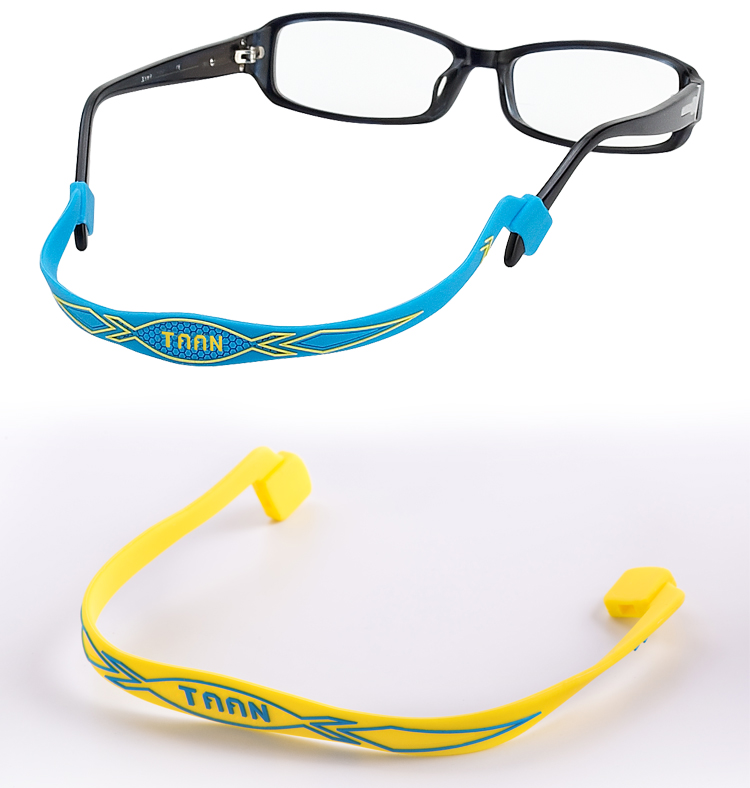 泰昂taan 运动眼镜固定带防滑防掉眼镜绳 ac 1518 黑色单卡装 1个/卡