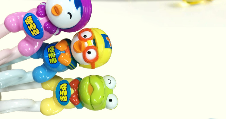  Korea EDISON Bo Lele (Pororo) series of learning chopsticks single support Pororo Korea imported - Jingdong