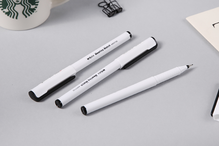 æ¨åï¼M&Gï¼ASP27102 ä¼è®®ç¬ä¸­æ§ç¬ç­¾å­ç¬0.5mm12æ¯è£é»è²-äº¬ä¸