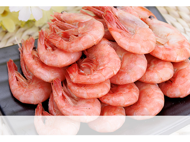 大洋世家 熟冻加拿大野生北极虾 2kg 160-200只 盒装 烧烤食材 海鲜