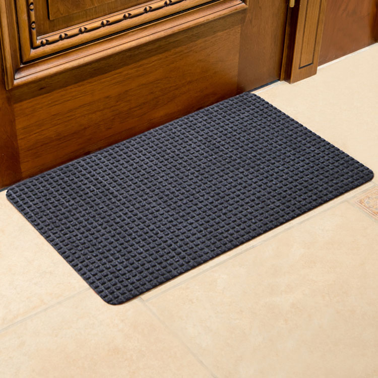 立地美(lidimei)门垫 地垫 防滑垫 金砖吸水门垫黑灰 尼龙热熔耐磨 60