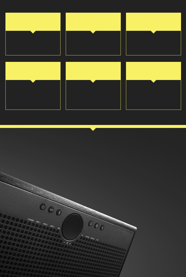 燕飞利仕(infinity)tss700 5.1声道高清低音炮环绕声家庭影院