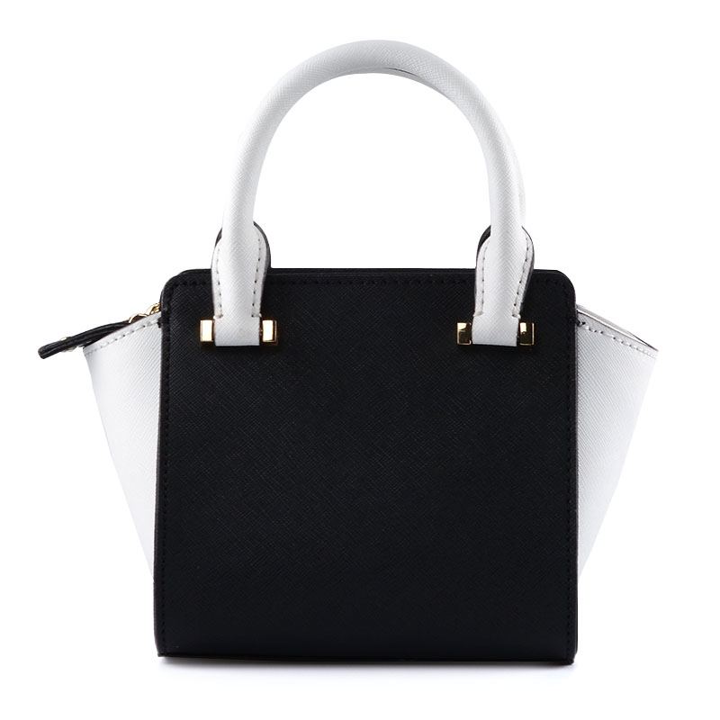 凯特·丝蓓 kate spade 女士黑白拼色时尚手提包单肩包斜跨包 pxru