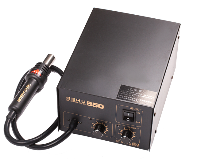 滆湖（GEHU）GH850不带数显热风拆焊台 柔风型调温热风吹焊工具 热风枪焊-京东
