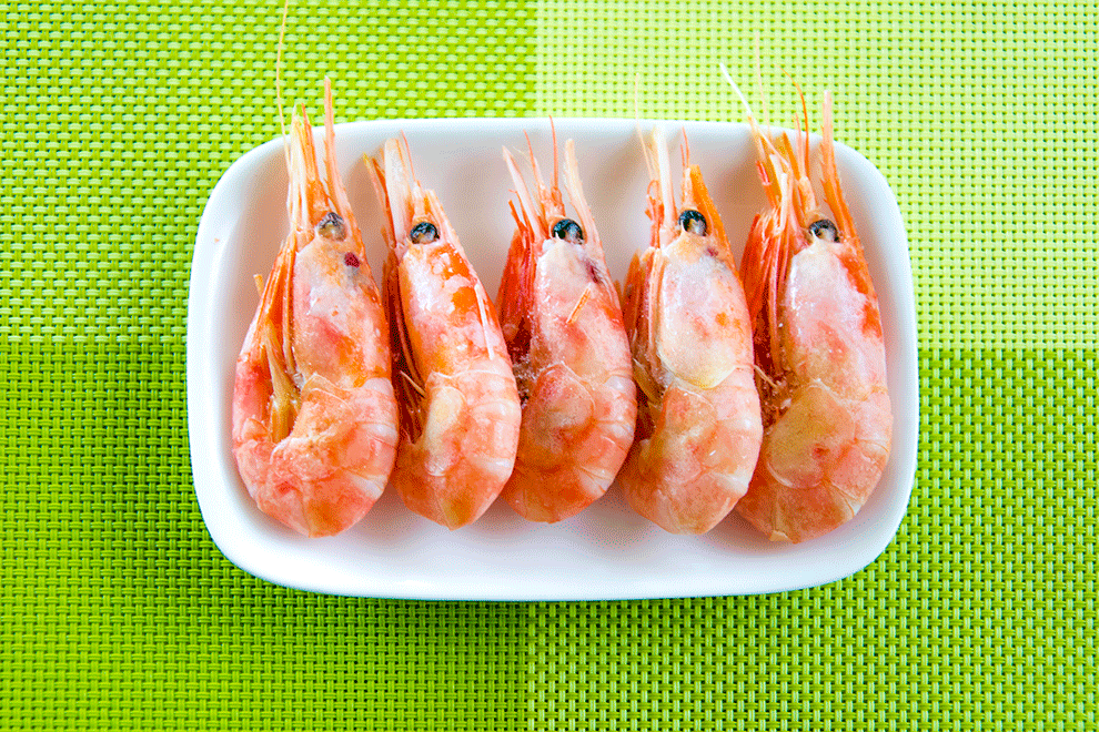 刘清海鲜 北极熊 丹麦进口 即食冰虾 格陵兰北极甜虾(腹籽)5kg 90-120