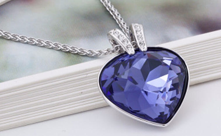 swarovski 施华洛世奇 海洋之心 蓝色水晶 5020050