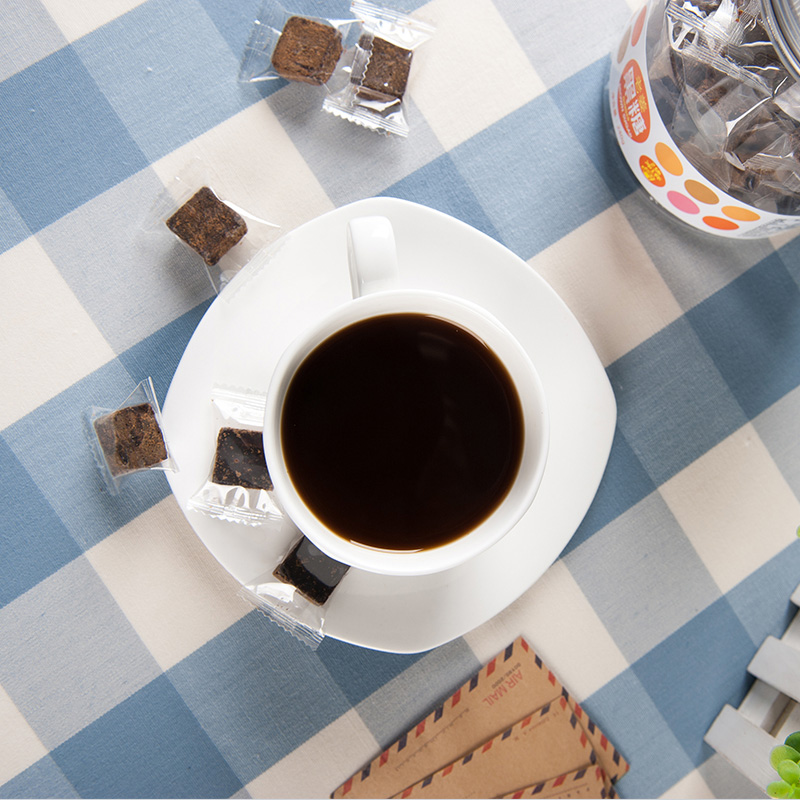 虎标中国香港品牌 老姜黑糖块可做红糖姜茶 独立小包240g