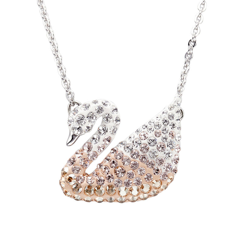swarovski 施华洛世奇 渐变色swan天鹅项链 5215038