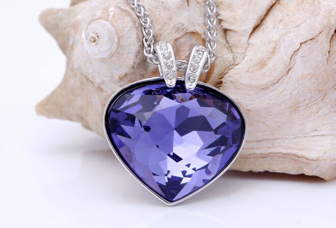 swarovski 施华洛世奇 海洋之心 蓝色水晶 5020050