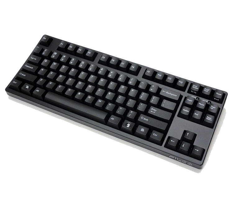 斐尔可(filco) fkbn87ml/eb2「87圣手二代」机械键盘 黑色 黑轴