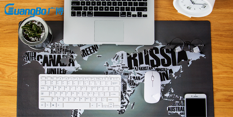 广博(GuangBo)大号书写桌垫700*450mm/办公用品 世界地图NC2884-京东