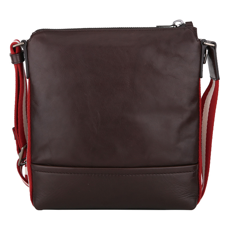 Bally 巴利 奢侈品 男士棕色牛皮单肩包 TREZZINI 381-京东