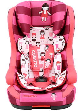 cosatto英国进口安全座椅 isofix/latch 9个月-12岁 乐翻天小恶魔