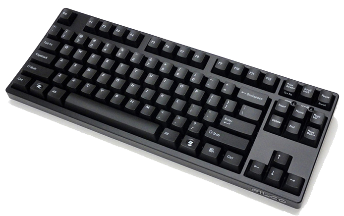 斐尔可(filco) fkbn87m/eb2「87圣手二代」机械键盘 黑色 茶轴 绝地