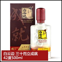 【京东超市】白云边 三十而立成就 42度500ml-京东