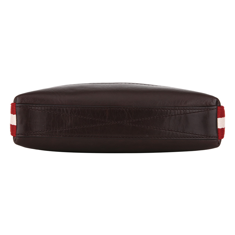 Bally 巴利 奢侈品 男士棕色牛皮单肩包 TREZZINI 381-京东