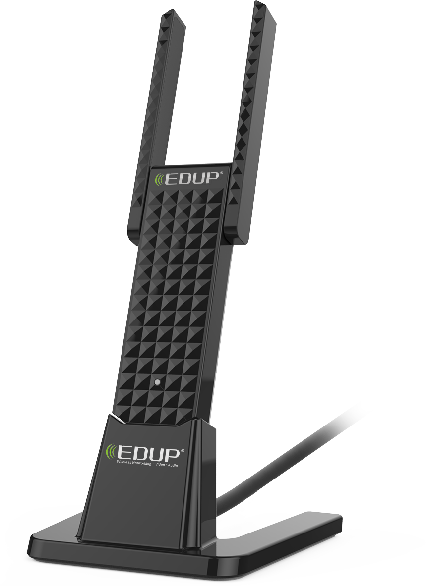 EDUP EP-AC1626 dual-band wireless network card dual antenna USB blind plug card - Jingdong