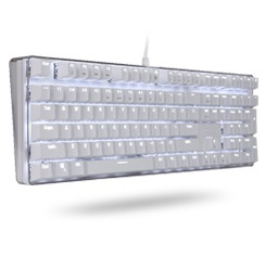 魔蛋（magicforce）68键 迷你 游戏机械键盘 普及版 白金 青轴-京东