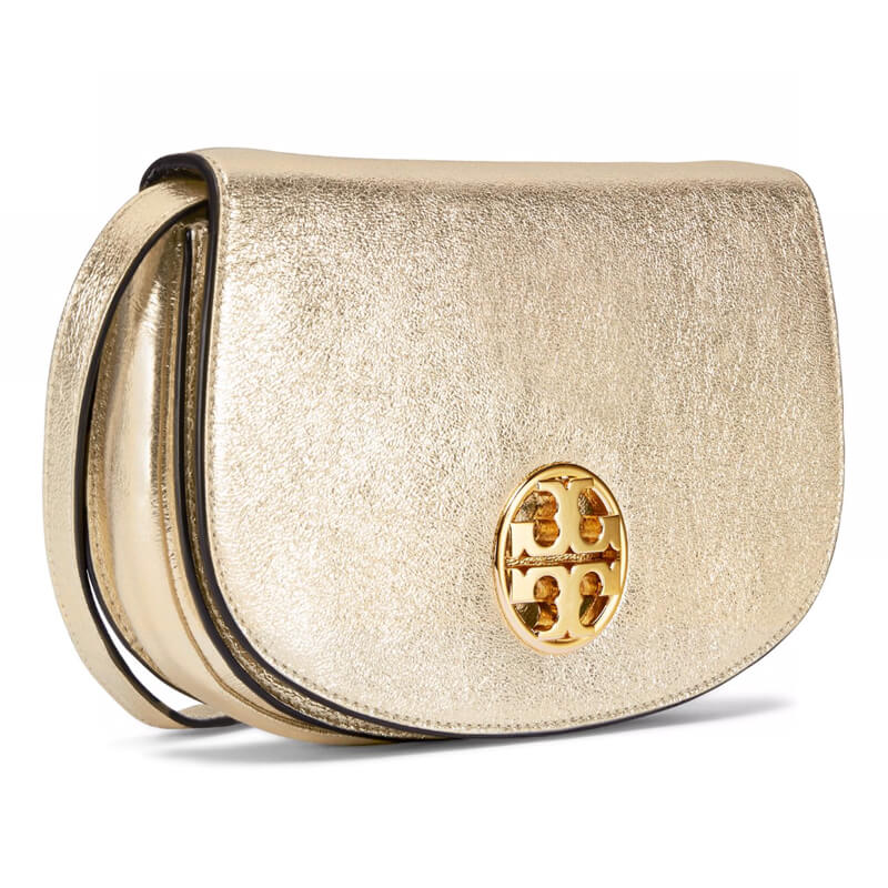 托里.伯奇 tory burch 女士金色时尚翻盖按扣单肩包斜挎包 35721 701