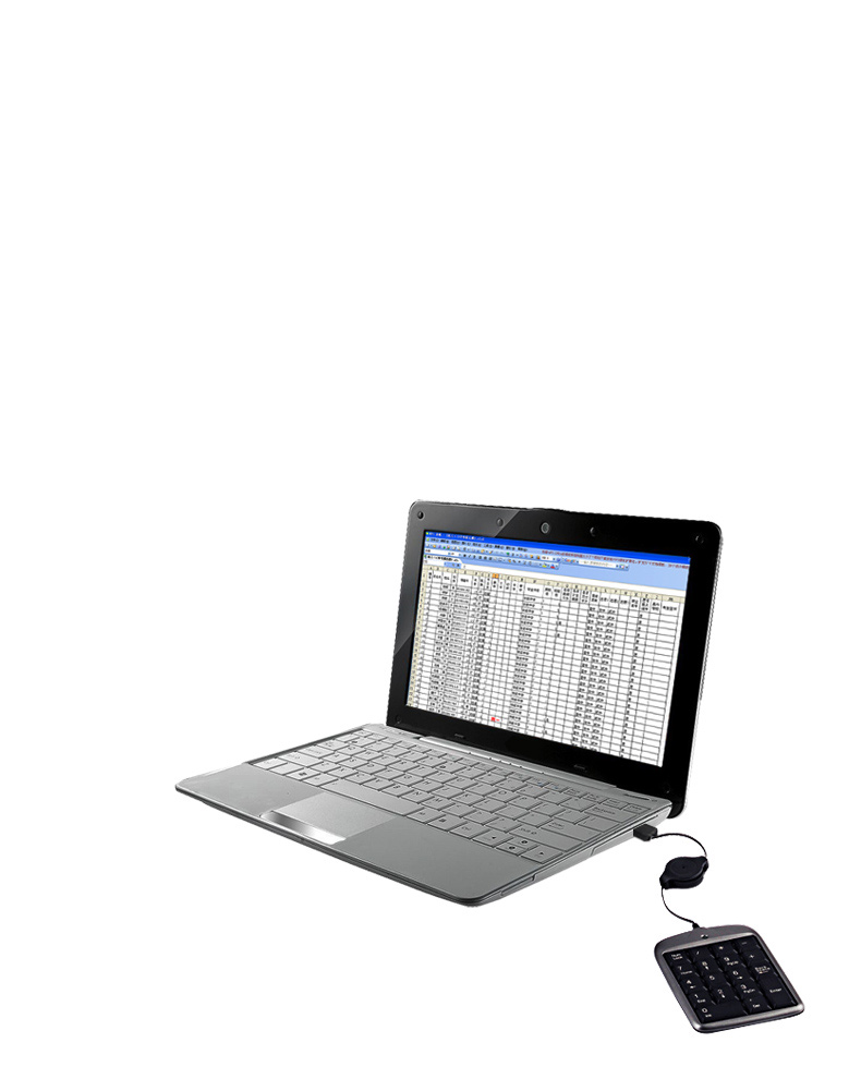 双飞燕（A4TECH）TK-5 有线键盘 笔记本数字小键盘 USB小键盘 黑色-京东