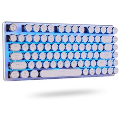 魔蛋（magicforce）68键 迷你 游戏机械键盘 普及版 白金 青轴-京东