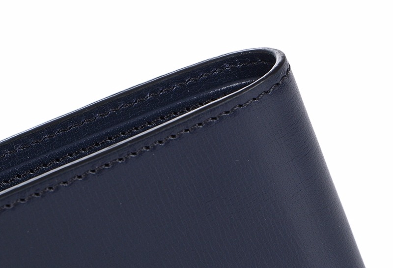 z zegna 杰尼亚 男士黑蓝色皮质短款钱包钱夹 71 e1177z plm bch