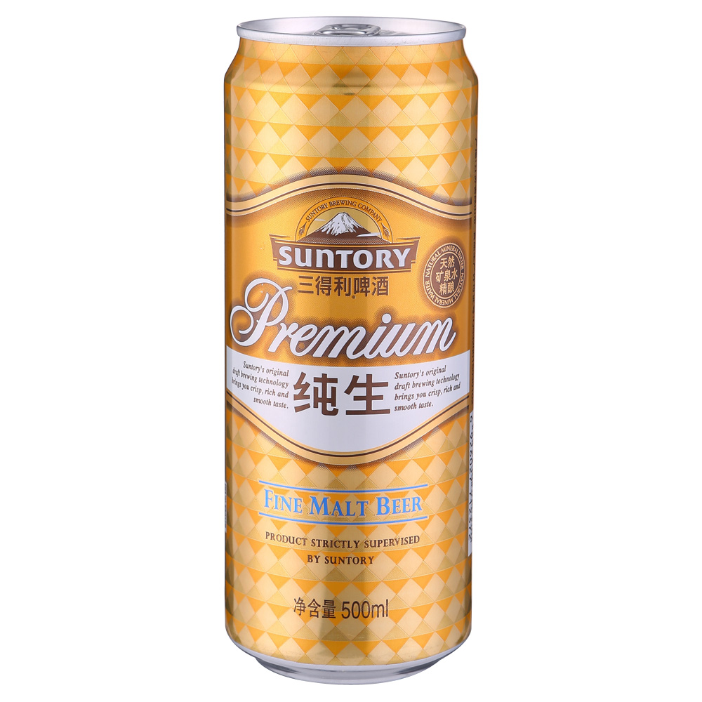 三得利啤酒(suntory) 超爽 9.5度 500ml*12听 整箱装