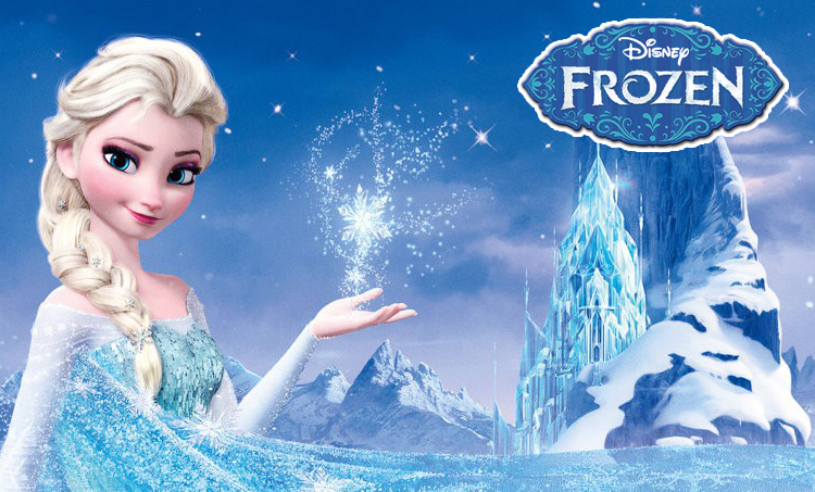 迪士尼disney冰雪奇缘爱莎公主儿童书包女小学生书包小公主卡通轻便