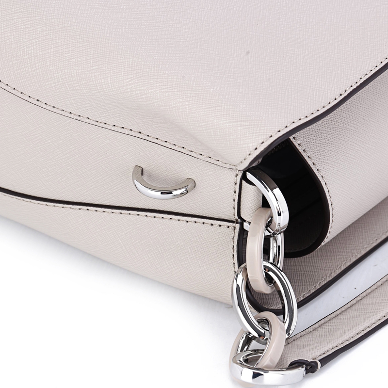 michael kors 迈克·科尔斯 mk女包 灰色牛皮女士大号手提斜跨单肩包