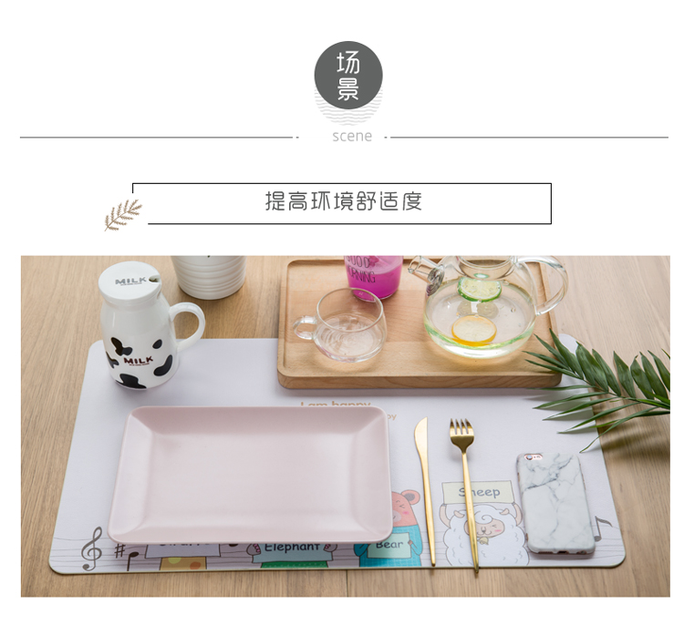 广博(GuangBo)大号学生书写桌垫600*360mm/学生用品 小动物NC2881-京东