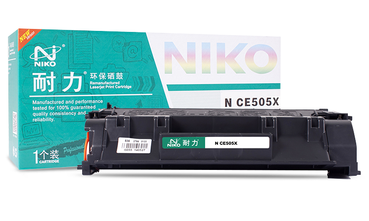 耐力（NIKO）N CE505X 大容量 黑色硒鼓 (适用惠普 LaserJet P2055,佳能 LBP6300dn)-京东