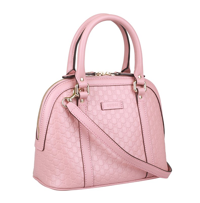 gucci 古驰 女士粉色牛皮单肩手提贝壳包 449654 bmj1g 5806