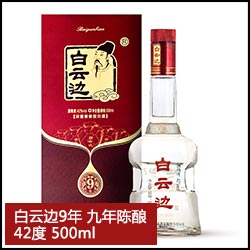 【京东超市】白云边9年 九年陈酿42度 500ml*6瓶 整...-京东