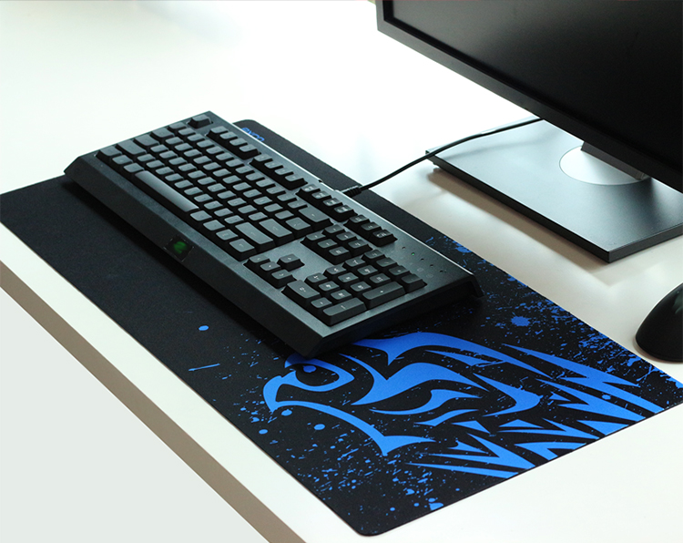 Should be cool cool EXCO red leopard game anti-skid mouse pad oversized paddle office home bottom anti-slip MSP022-Jingdong