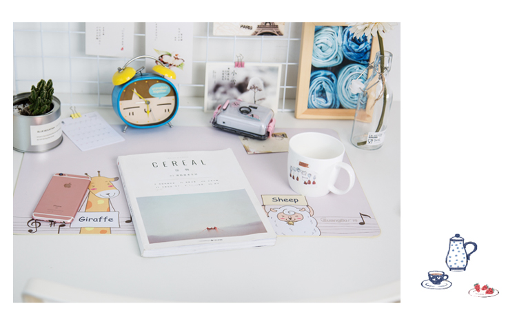 广博(GuangBo)大号学生书写桌垫600*360mm/学生用品 小动物NC2881-京东