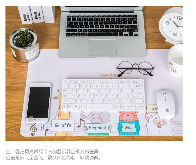 广博(GuangBo)大号学生书写桌垫600*360mm/学生用品 小动物NC2881-京东