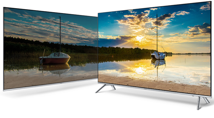 三星(samsung)ua65mu7700jxxz 65英寸 4k银色边框 精锐控黑技术 超