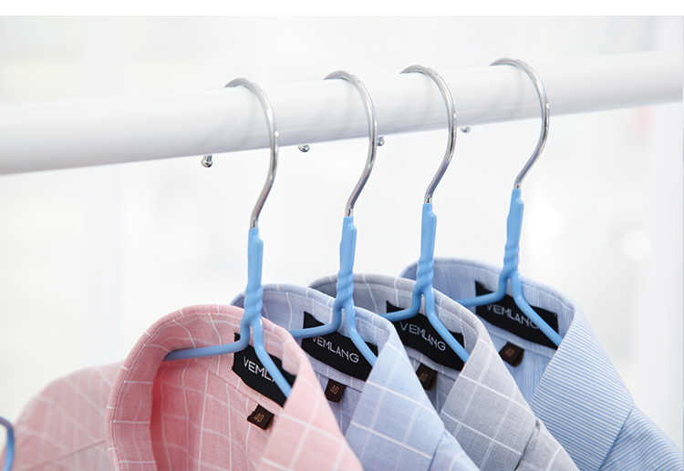 佳佰 衣架晒衣架衣服架成人衣架 高锰钢钢线浸胶防滑衣架