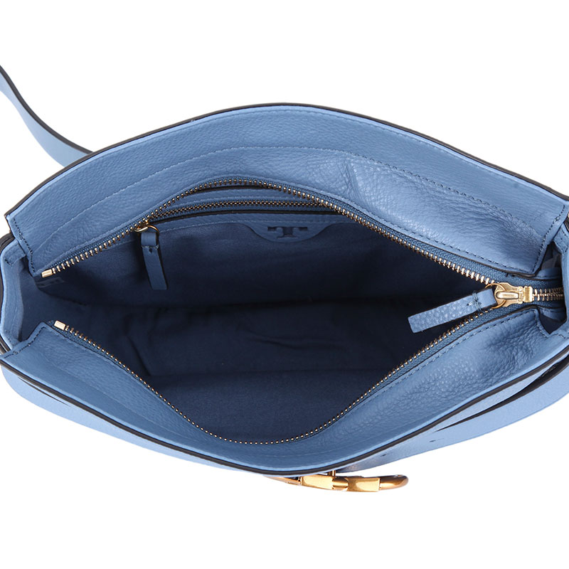 tory burch 托里.伯奇 tb女包 女士蓝色皮质单肩斜挎包 33376 461
